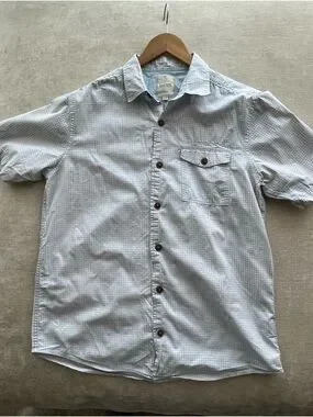 Emanuel Ungaro | Shirts | Emanuel Ungaro Light Blue Check Shortsleeve ...